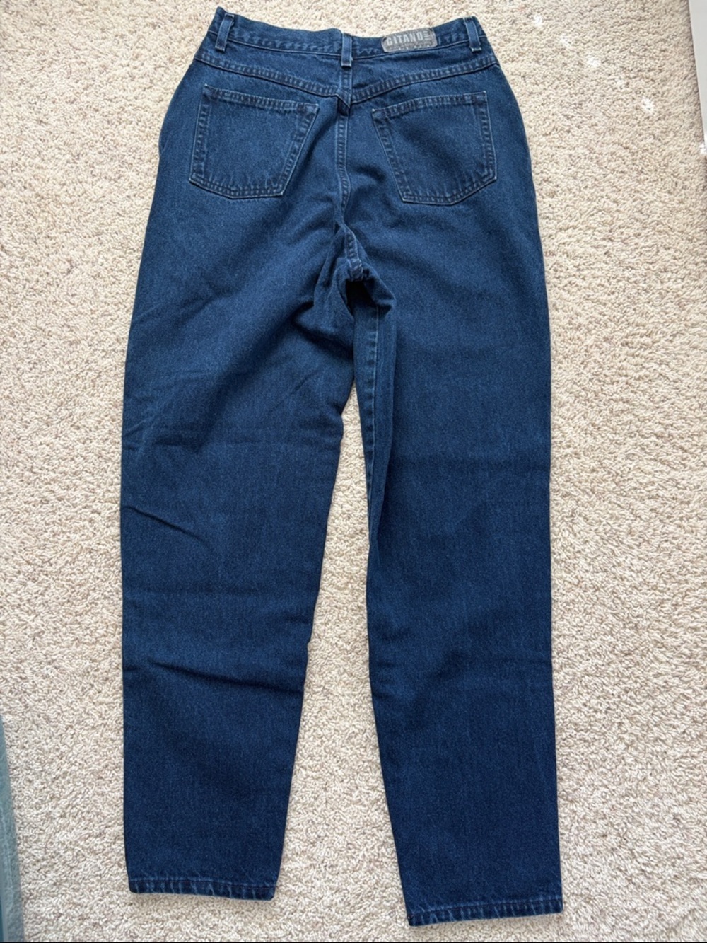 VINTAGE Gitano Dark Wash Straight Leg Jeans Size 12